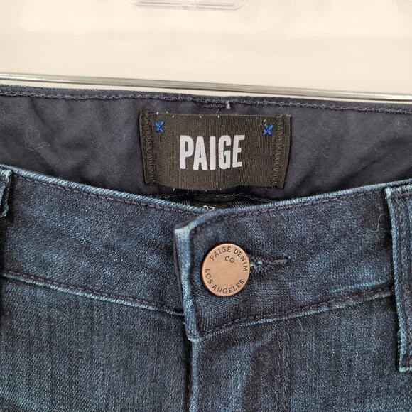 PAIGE "Skyline Ankle Peg" Jeans Size 27 Stretch - Picture 3 of 5